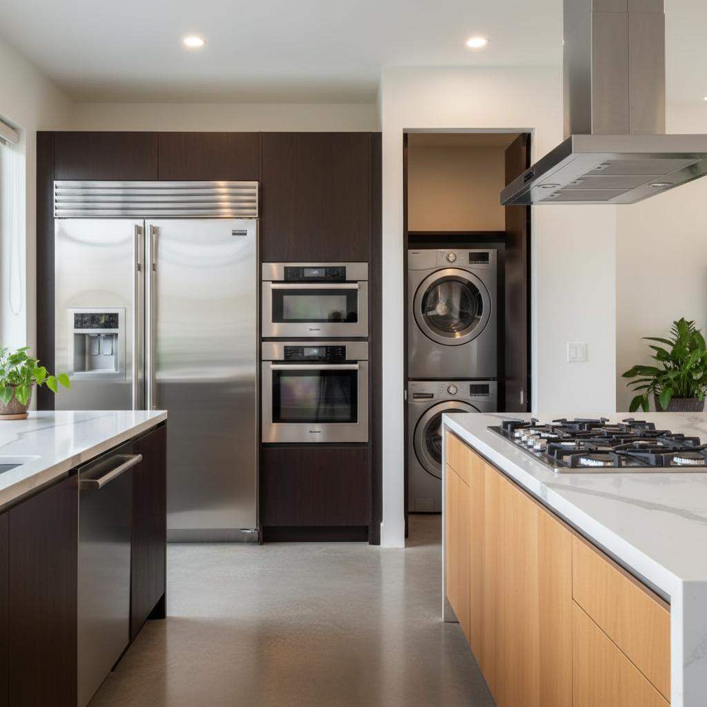 Premium household appliance suite